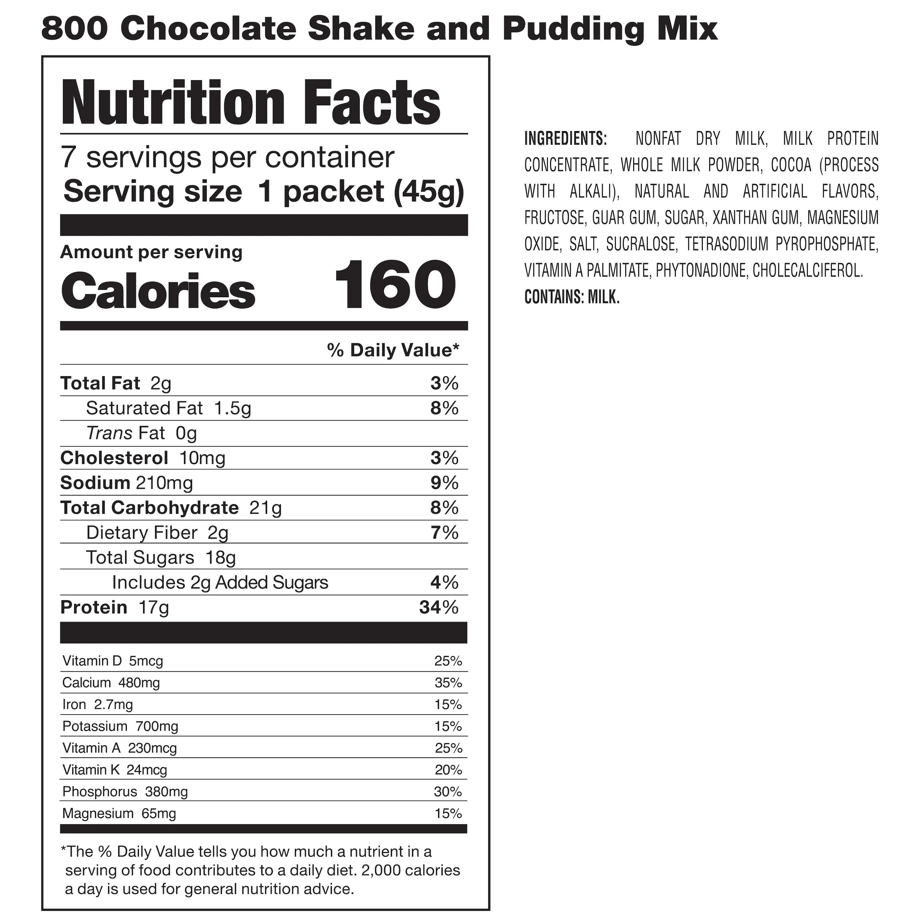 800 Chocolate Shake - Image 3